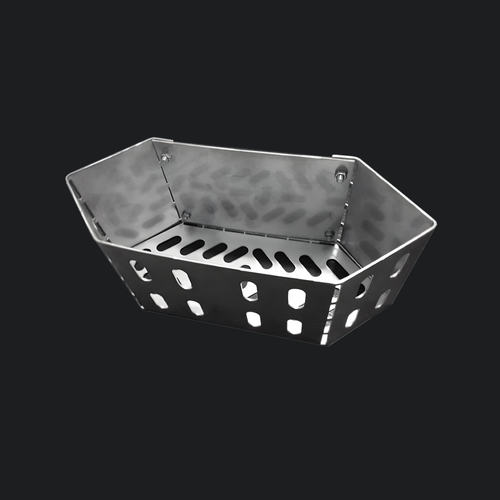 Brikettkorg för klotgrill