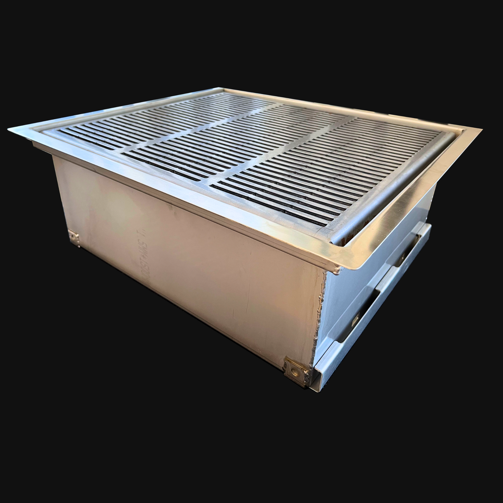 Roths™ Rostfria lilla kolgrill (för inbyggnad)