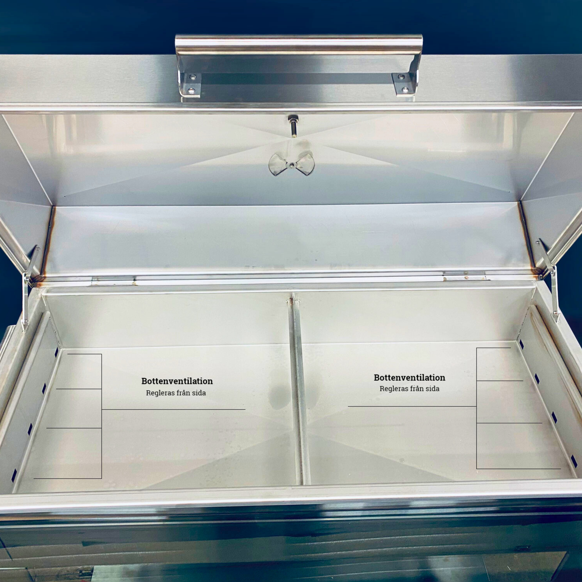 Roths™ Rostfria Kolgrill (XXL)