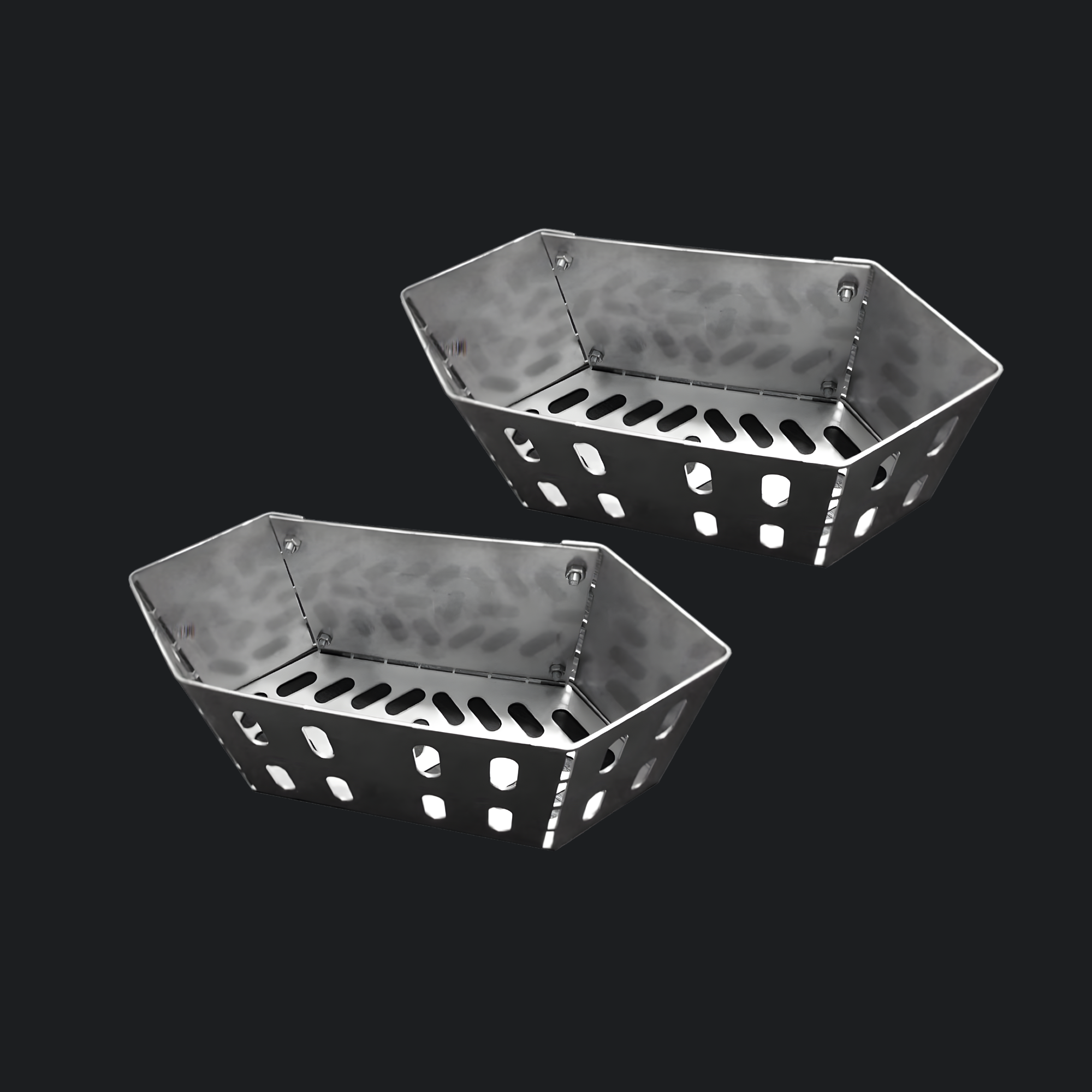 Brikettkorg för klotgrill